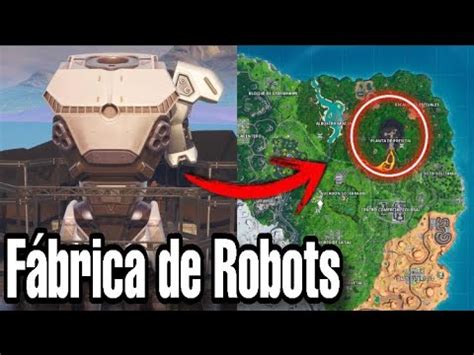 recolecta metal en una fabrica de robots|️ Desafíos de la semana 10 de la temporada 9 de Fortnite: hoja .